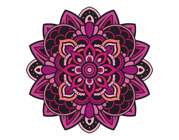 Dibujo Mandala decorativa pintado por mabel88