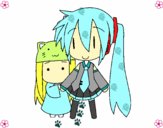 Miku y Kasane Chibi