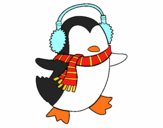 Pingüino con bufanda