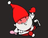 Santa Claus saludando
