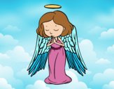 Dibujo Un ángel orando pintado por jose_gana1