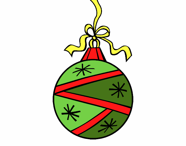 Una bola de Navidad