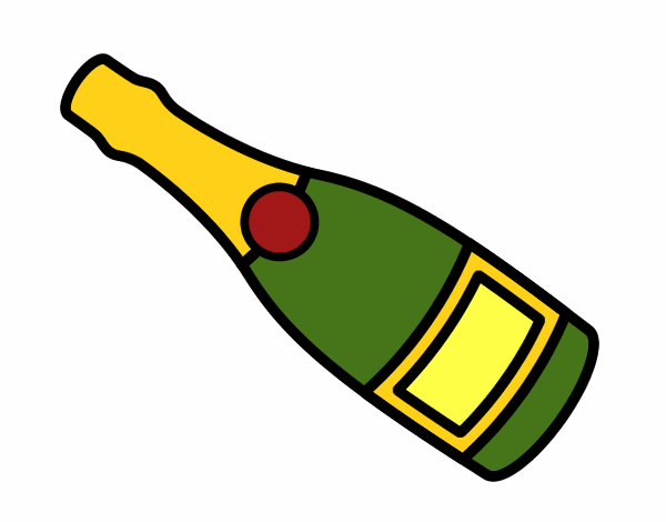 Botella de champagne