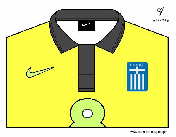 Camiseta del mundial de fútbol 2014 de Grecia