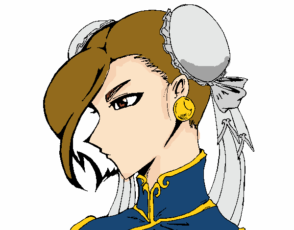 Dibujo Chun-Li pintado por Onigiri