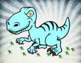 Dinosaurio velociraptor