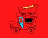 Food truck de perritos calientes