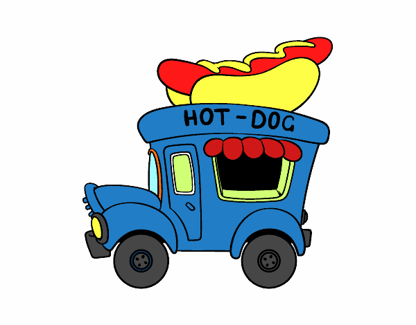 Food truck de perritos calientes