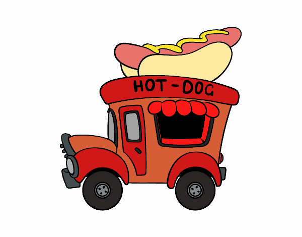 Food truck de perritos calientes