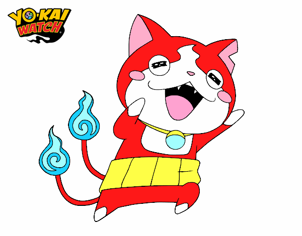 Jibanyan super feliz