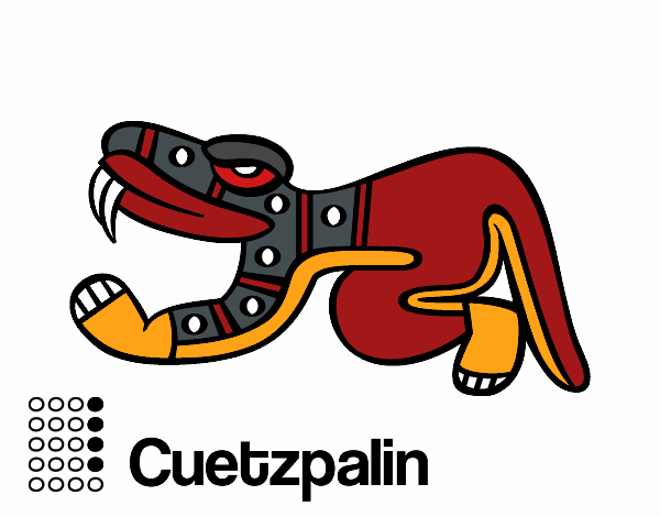 Los días aztecas: el lagarto Cuetzpalin