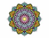 Dibujo Mandala estrella decorada pintado por Ruthdler