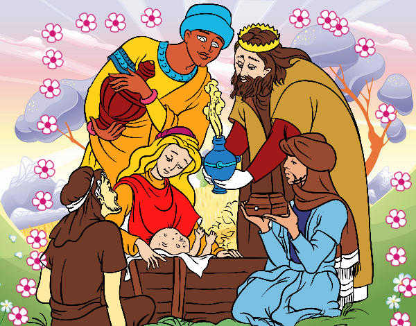 Feliz dia de reyes y de nacimiento de bebe