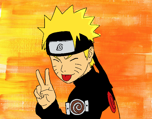 Naruto sacando lengua