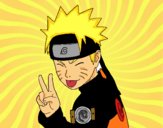 Dibujo Naruto sacando lengua pintado por Onigiri