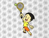 Dibujo Niño jugando a tenis pintado por dandanhooo