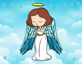 Dibujo Un ángel orando pintado por kathegym09