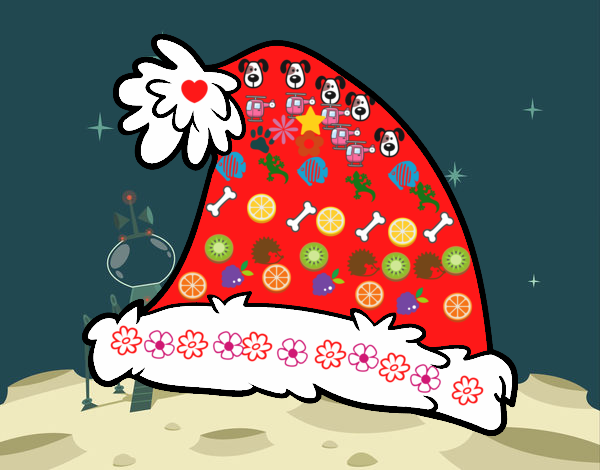 Un gorro de Santa Claus