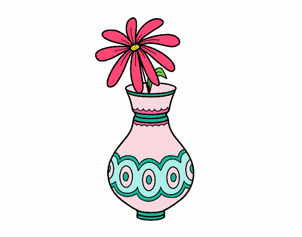 Dibujo Una flor en un jarrón pintado por BFFLOVE