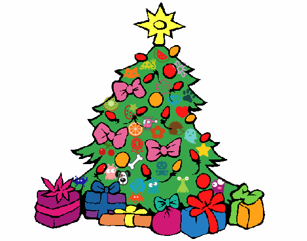 Dibujo de Árbol de navidad pintado por en  el día 19-12-16 a las  04:54:32. Imprime, pinta o colorea tus propios dibujos!