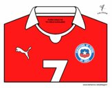 Camiseta del mundial de fútbol 2014 de Chile