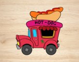 Food truck de perritos calientes