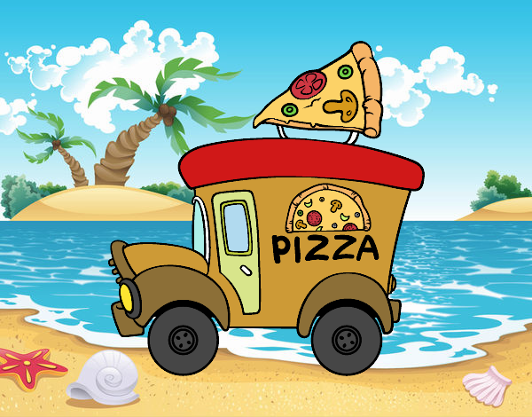 Food truck de pizza