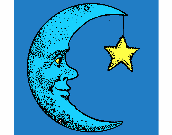 Luna y estrella