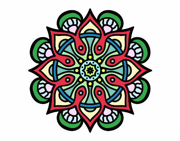 Dibujo Mandala mundo árabe pintado por andres1241