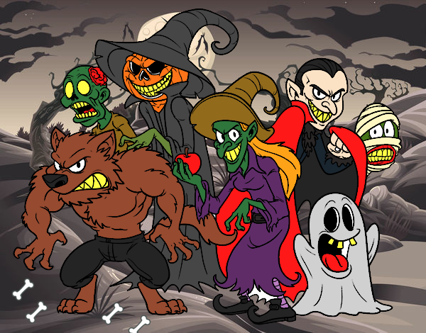 Monstruos de Halloween