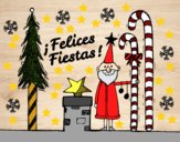 Postal Felices Fiestas