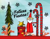 Postal Felices Fiestas