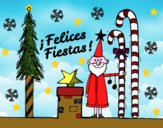 Postal Felices Fiestas