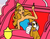 Princesa cantante y su perrita