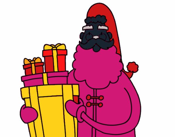 Santa Claus con regalos