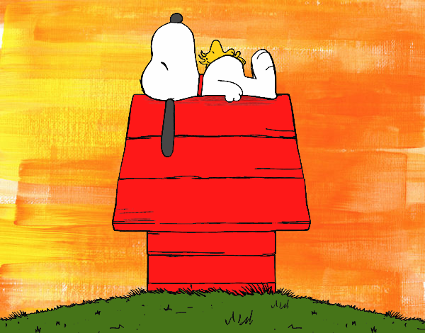 Snoopy durmiendo