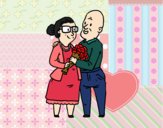 Abuelos enamorados