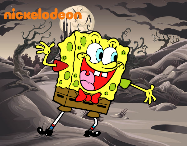 Bob Esponja saludando