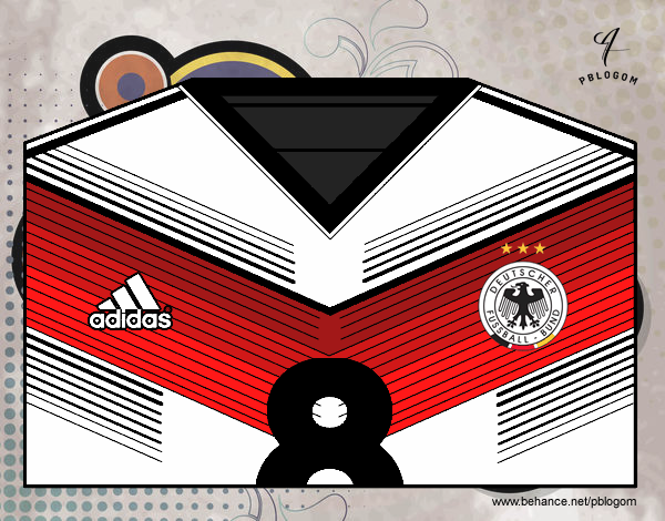 Camiseta del mundial de fútbol 2014 de Alemania