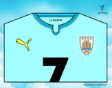 Camiseta del mundial de fútbol 2014 de Uruguay