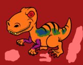 Dinosaurio velociraptor