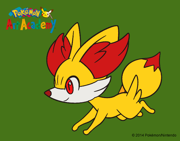 Fennekin corriendo