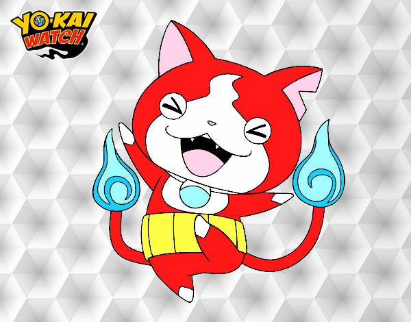 Jibanyan feliz