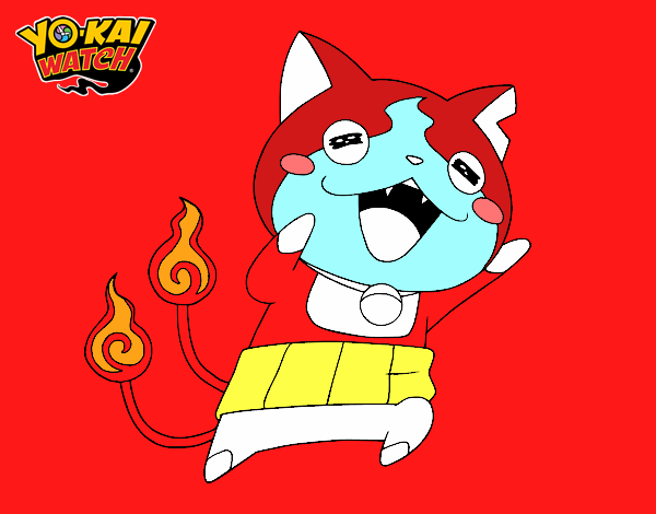 Jibanyan super feliz