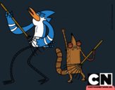 Mordecai y Rigby