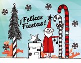 Postal Felices Fiestas