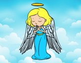Dibujo Un ángel orando pintado por SERGIO1120