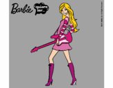 Dibujo Barbie la rockera pintado por Viviko 