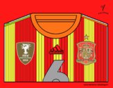 Camiseta del mundial de fútbol 2014 de España