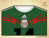 Camiseta del mundial de fútbol 2014 de México